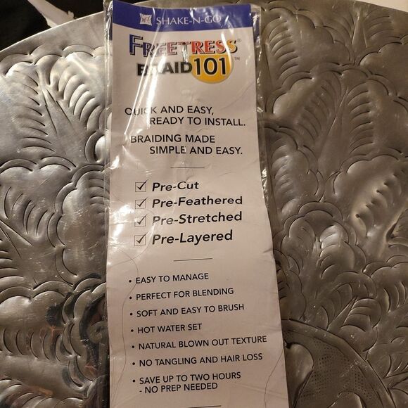 Pre cut,pre feathered,pre layered,pre_stretched,Freetress BRAID,shake n go ! - Picture 5 of 7